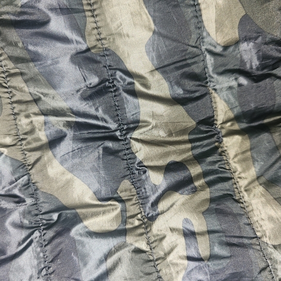 Urban Republic Black Puffer Jacket with Quilted Design and High Collar - Picture 4 of 14